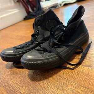 Converse Black High Top Sneakers